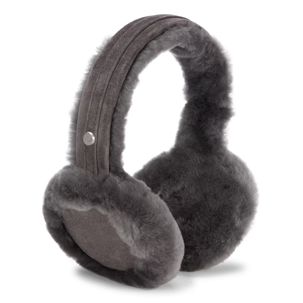 Ugg Shearling Ear Muffs- Charcoal